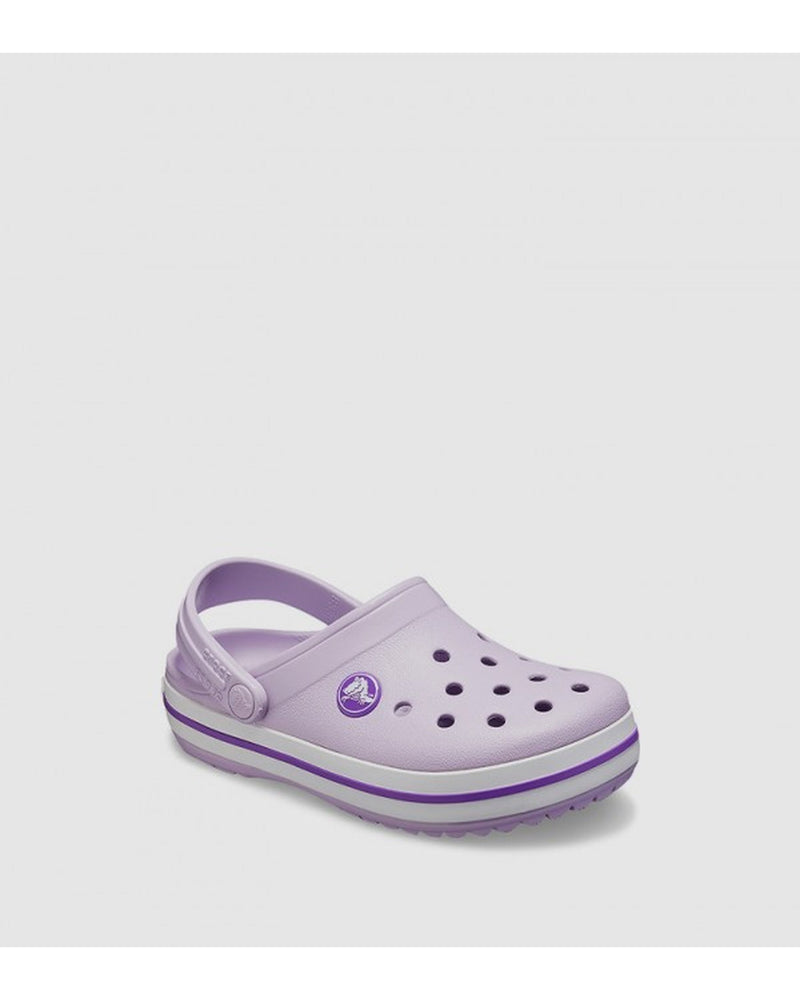 Crocband-Clog-Unisex Kids-Lavender/Neon Purple-207005-5P8