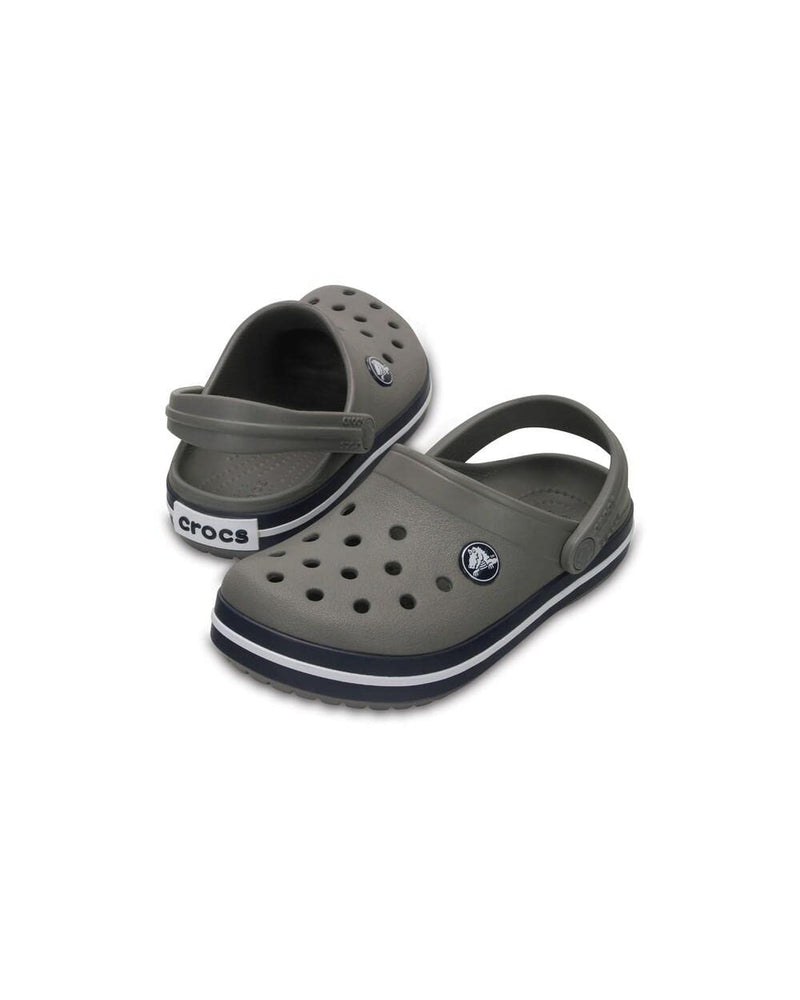Crocband-Clog-Unisex Kids-Smoke/Navy-207006-05H