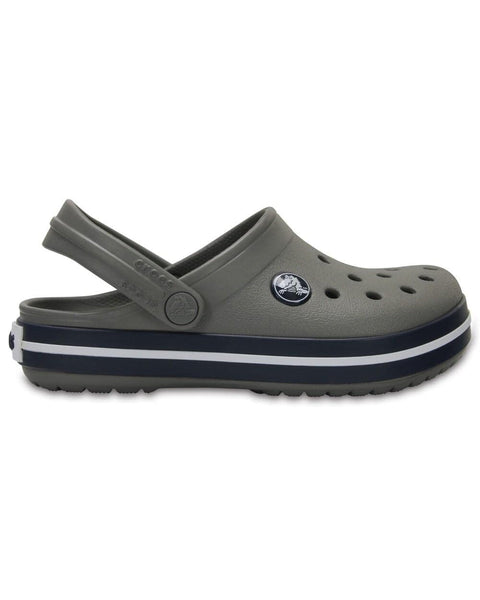 Crocs Crocband Clog — Boys, Smoke/Navy (207006)