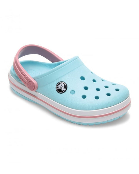 Crocs Crocband Clog — Boys, Ice Blue/White (207006)
