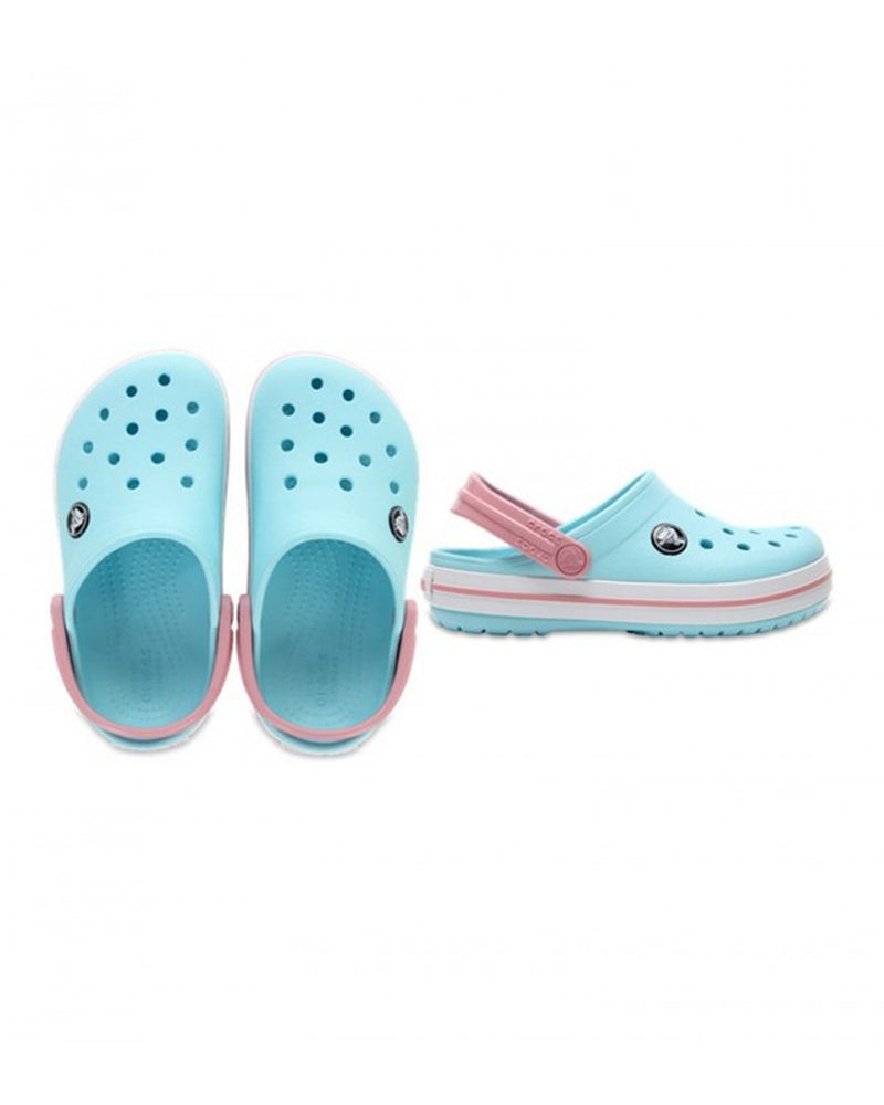 Crocband-Clog-Unisex Kids-Ice Blue/White-207006-4S3