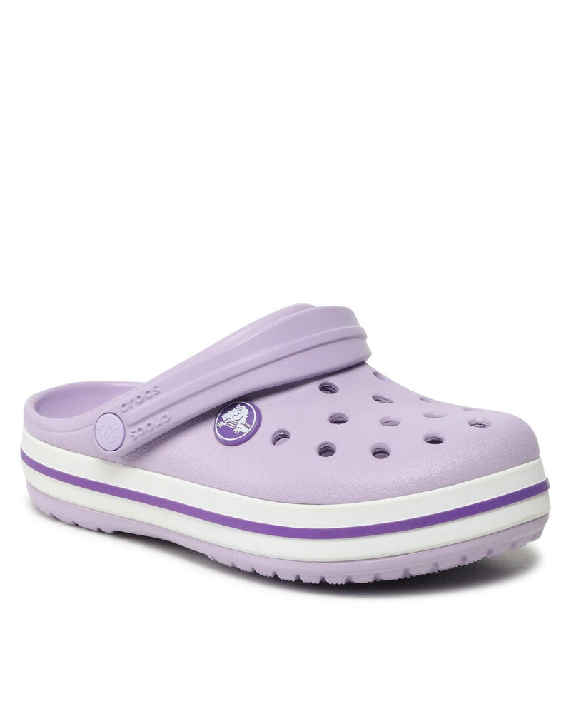 Crocband-Clog-Unisex Kids-Lavender/Neon Purple-207006-5P8