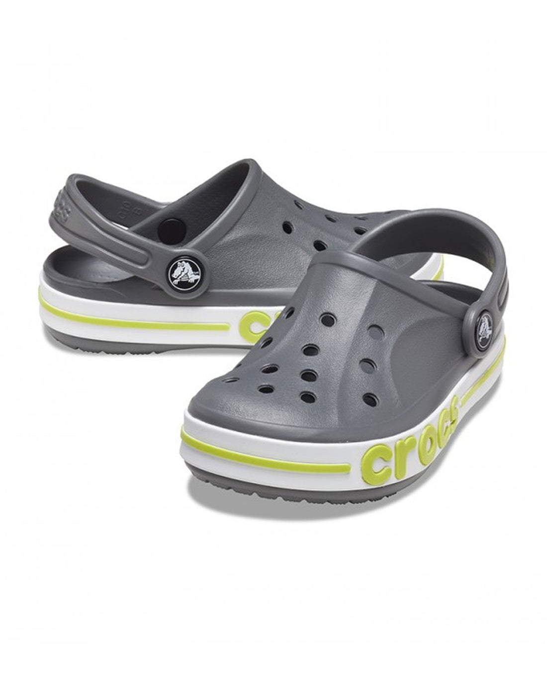 Bayaband-Clog-Unisex Kids-Slate Grey/Lime Punch-207018-0GX
