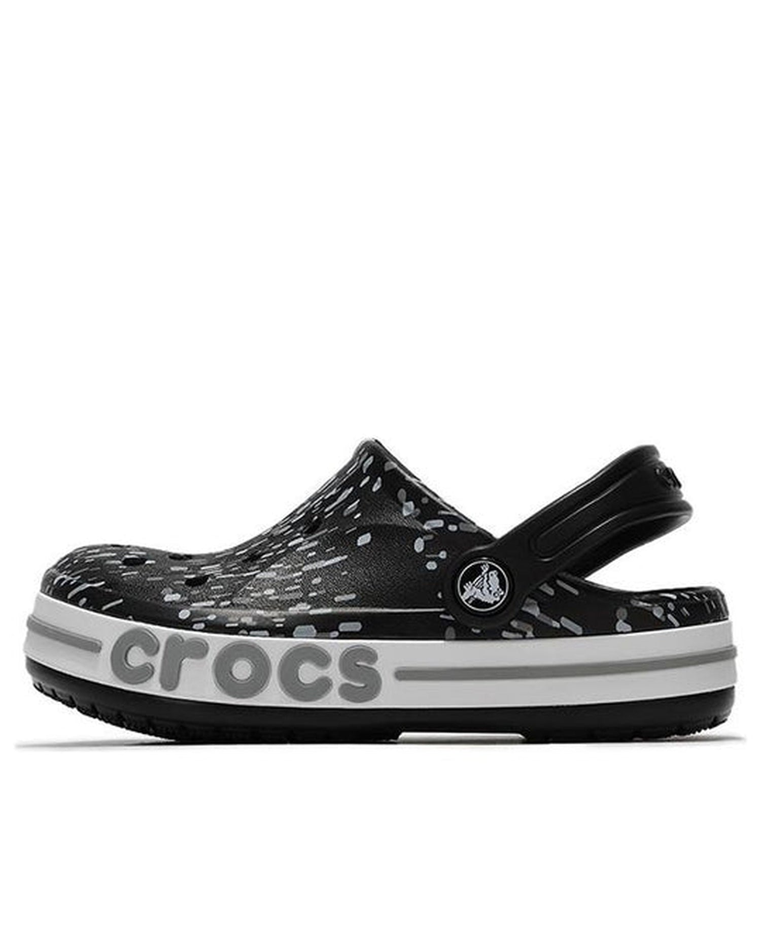 Crocs-Kids Bayaband Clog 207020-0C4 Black/Multi-3 Years - 14 Cm