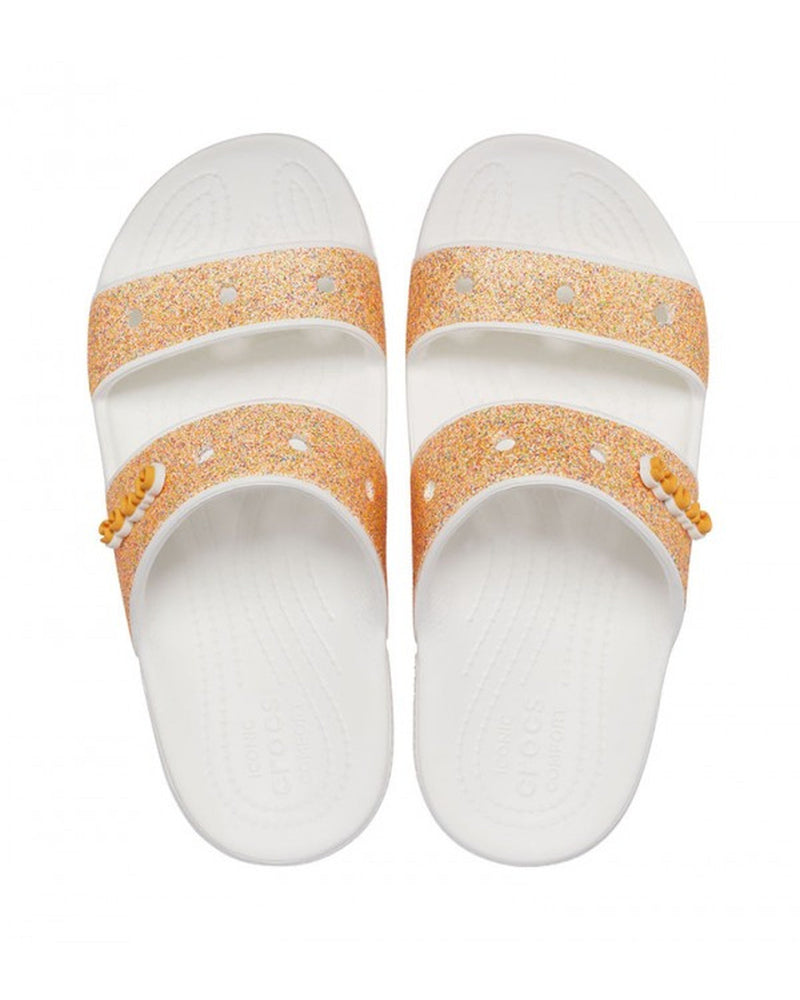 Classic-Sandal-Unisex Adult-Orange Sorbet Glitter-207309-9BE