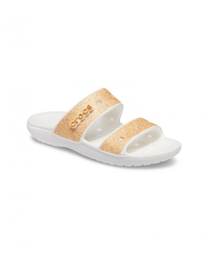 Classic-Sandal-Unisex Adult-Orange Sorbet Glitter-207309-9BE