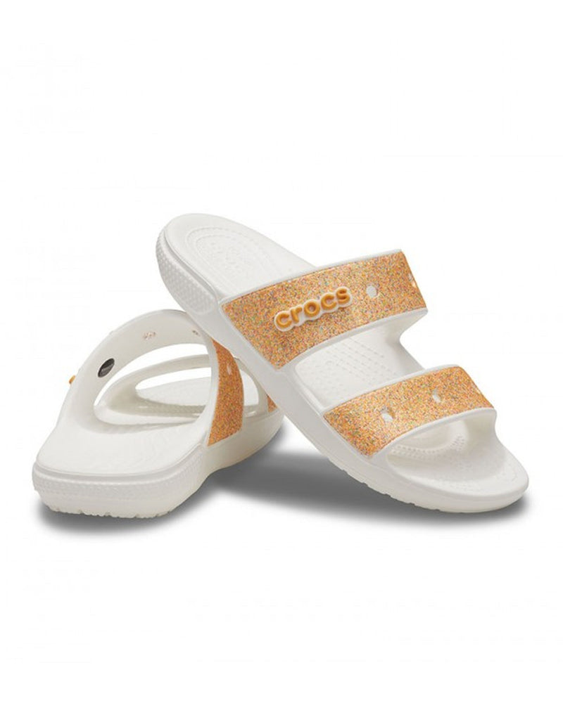 Classic-Sandal-Unisex Adult-Orange Sorbet Glitter-207309-9BE