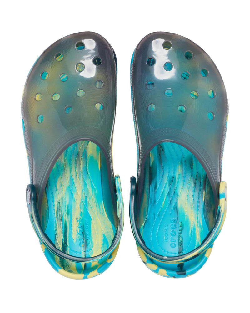 Classic-Clog-Unisex Adult-Black/Multi-207407-0C4