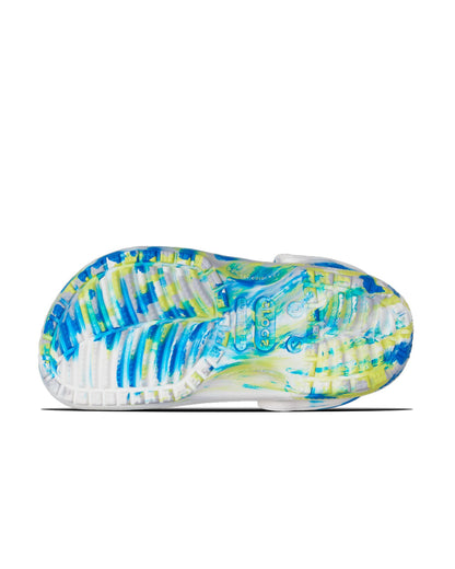 Classic-Clog-Unisex Kids-White/Bright Cobalt-207464-1E8