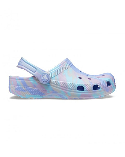 Crocs Classic Clog — Girls, Moon Jelly/Multi (207464)