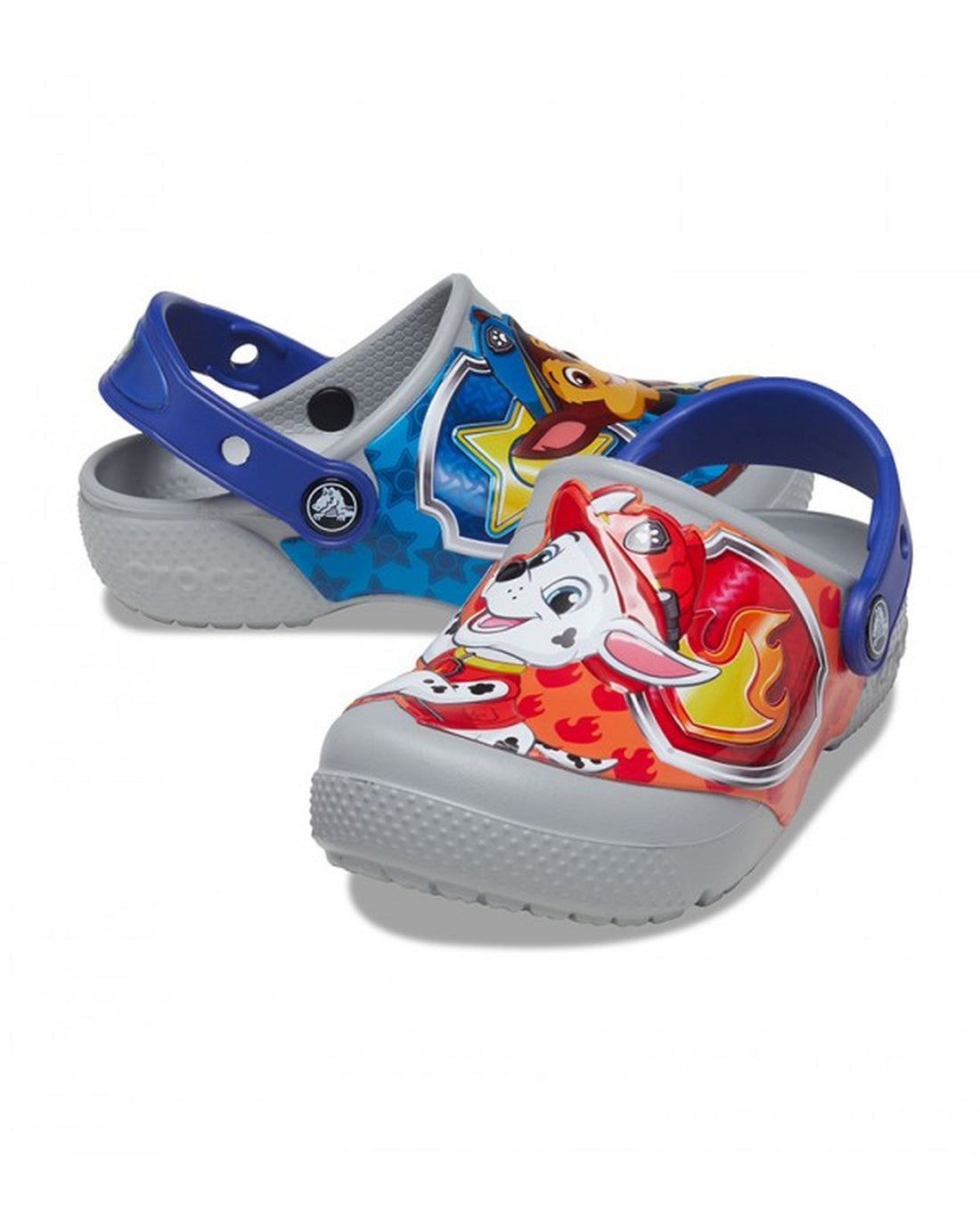 CROCS FUN LAB-CLOG-UNISEX KIDS-LIGHT GREY-207487-007