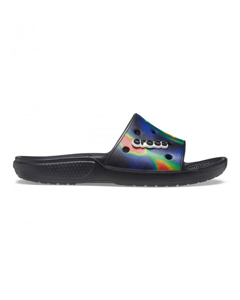 Crocs Classic Slide — Men, Black/Navy