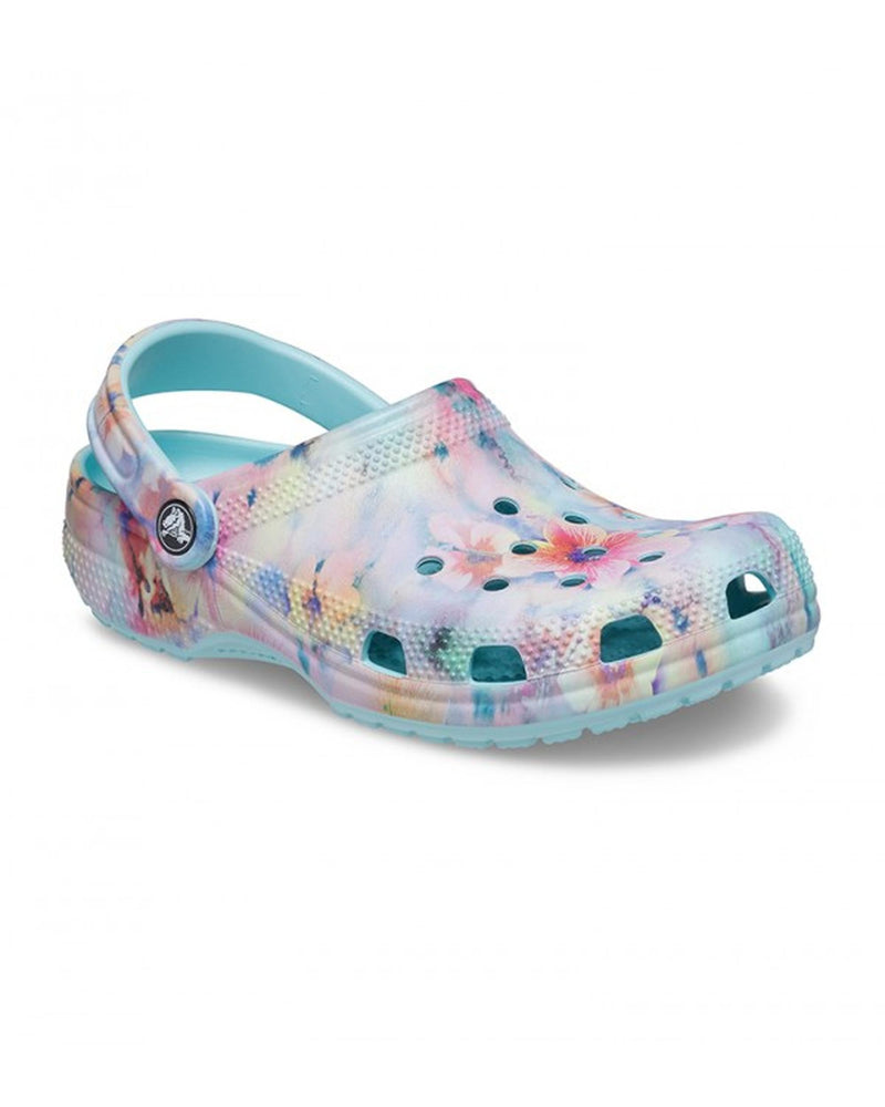 Classic-Clog-Unisex Adult-Pure Water/Multi-207567-4SU
