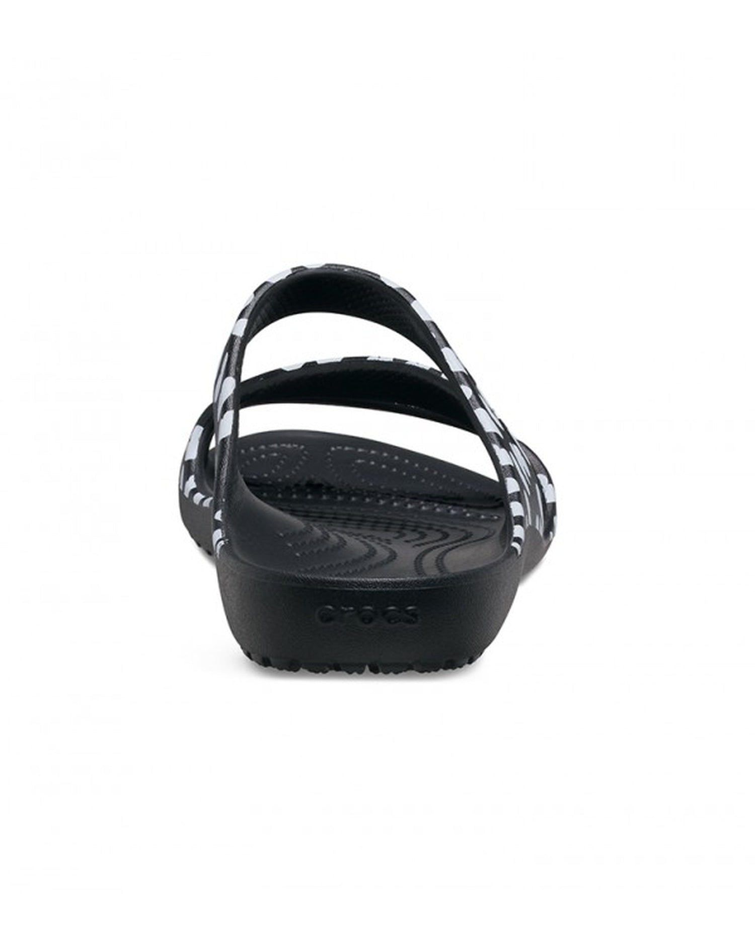Women-Crocs-Kadee Sandal 207577-066 Black/White-UK-9
