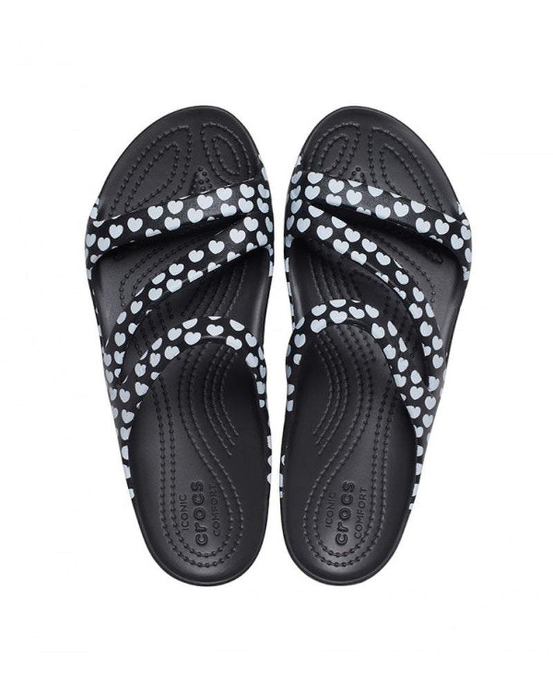 Kadee-Sandal-Women-Black/White-207577-066