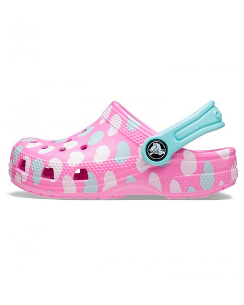 Crocs Classic Clog — Toddlers, Taffy Pink/Multi