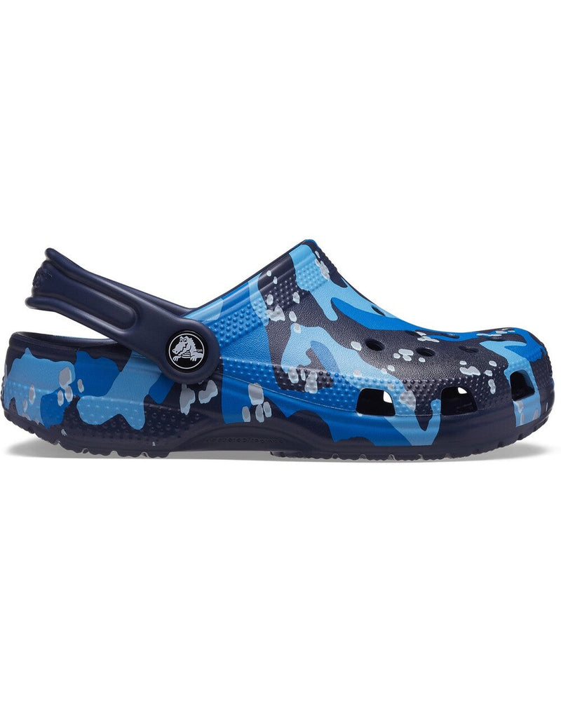 Classic-Clog-Unisex Kids-Navy/Multi-207593-4HQ