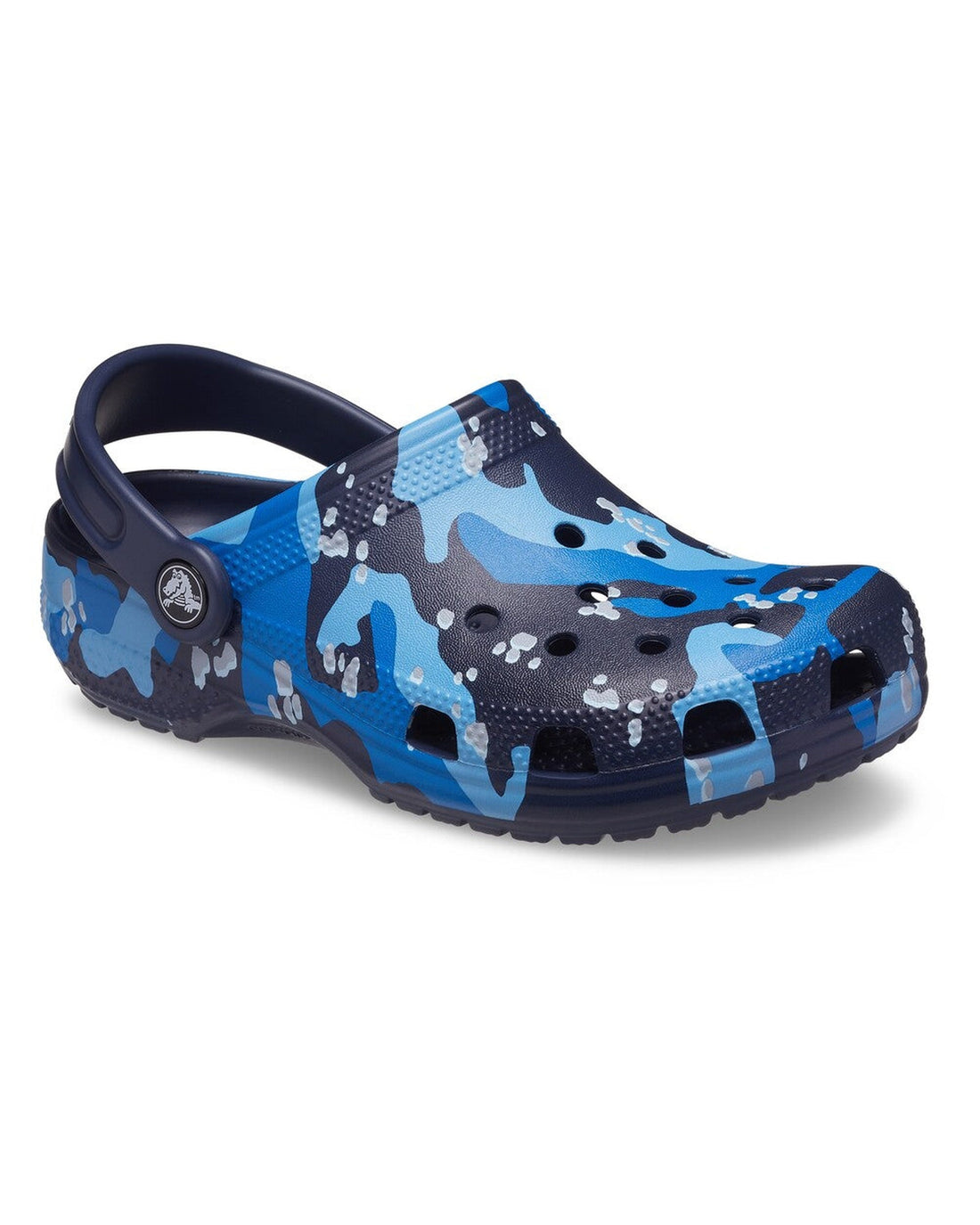 Crocs-Kids Classic Clog 207593-4HQ Navy/Multi-4 Years - 15.7 Cm