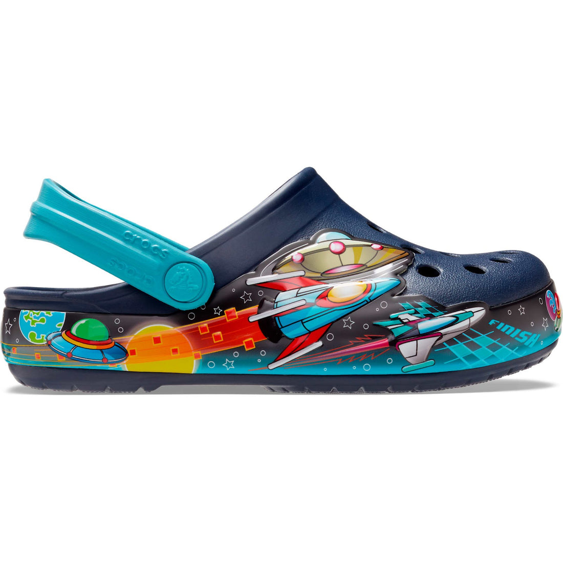 Crocs Fun Lab Clog — Toddlers, Navy (207612)