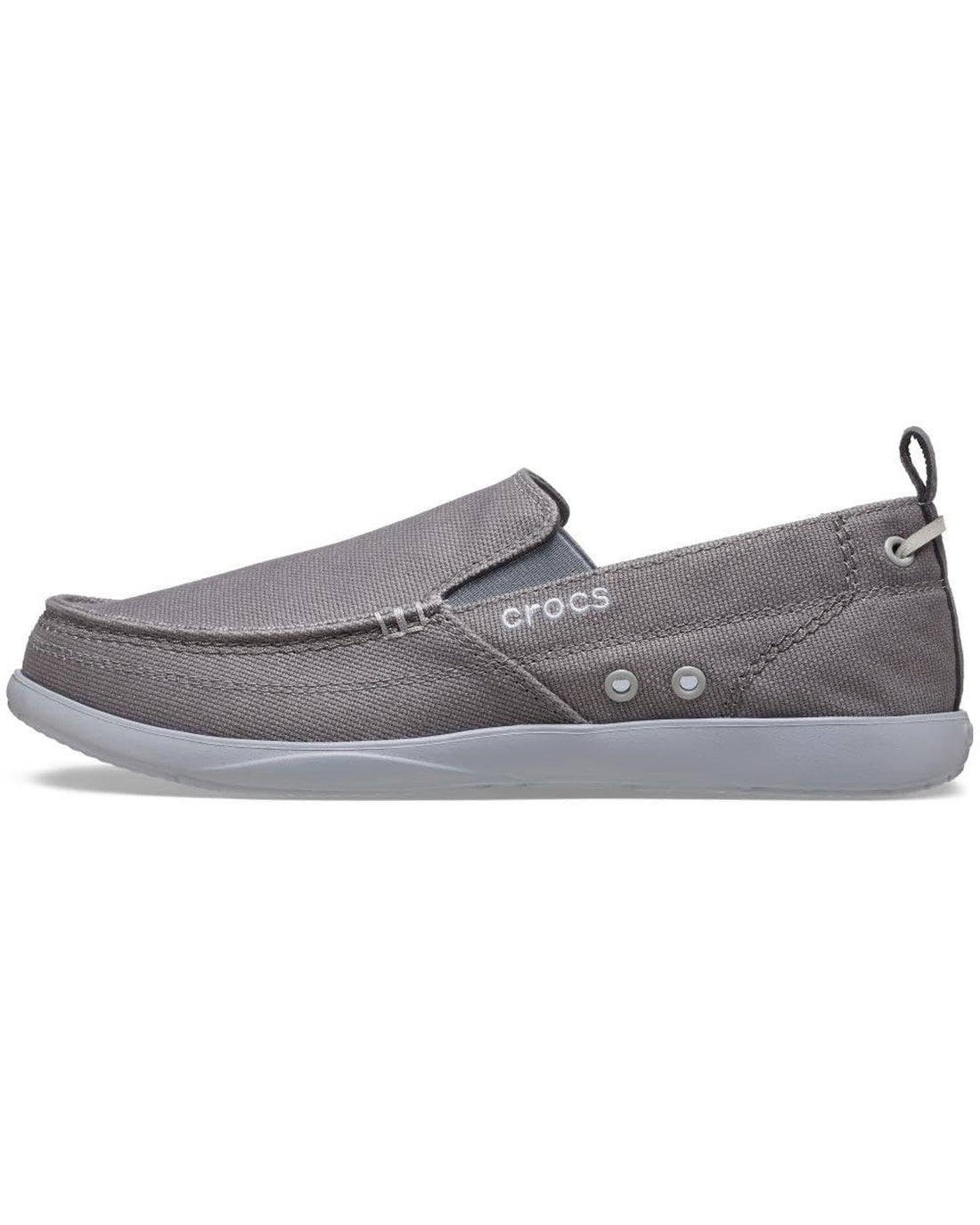 Crocs Walu Loafer — Men, Slate Grey/Light Grey