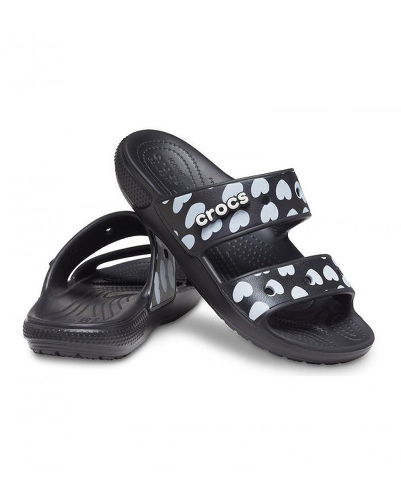 Classic-Sandal-Unisex Adult-Black/White-207680-066