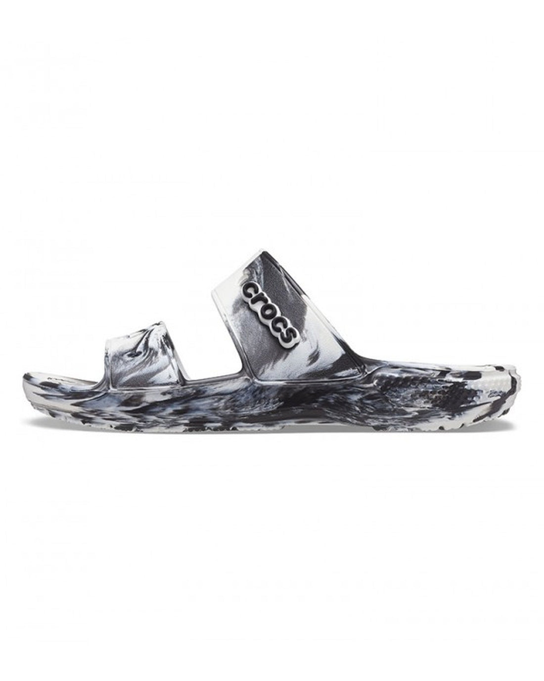 Unisex Adult-Crocs-Classic Sandal 207701-103 White/Black-UK-14