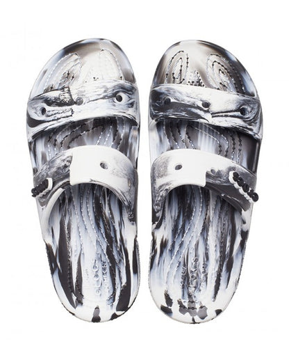 Classic-Sandal-Unisex Adult-White/Black-207701-103