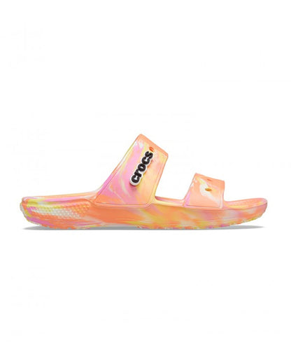 Classic-Sandal-Unisex Adult-Papaya/Multi-207701-83F