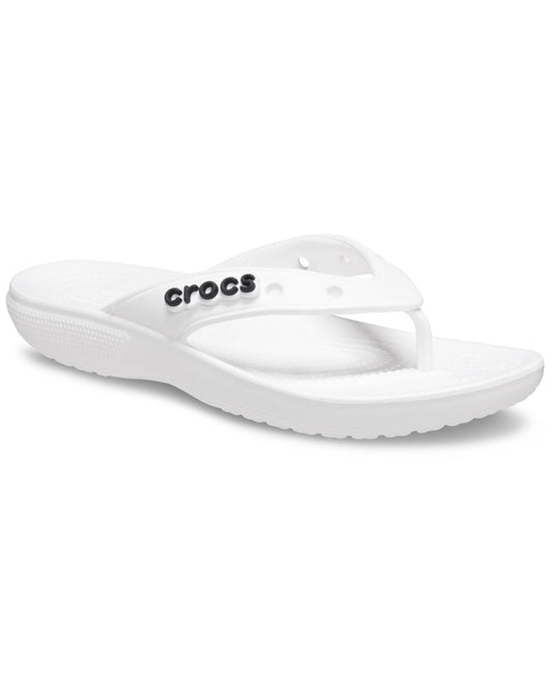 Unisex Adult-Crocs-Classic Flip 207713-100 White-UK-14