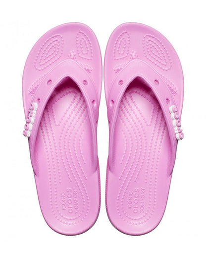 Unisex Adult-Crocs-Classic Flip 207713-6SW Taffy Pink-UK-14