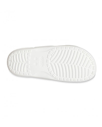 Unisex Adult-Crocs-Classic Sandal 207771-102 White/Pink-UK-14