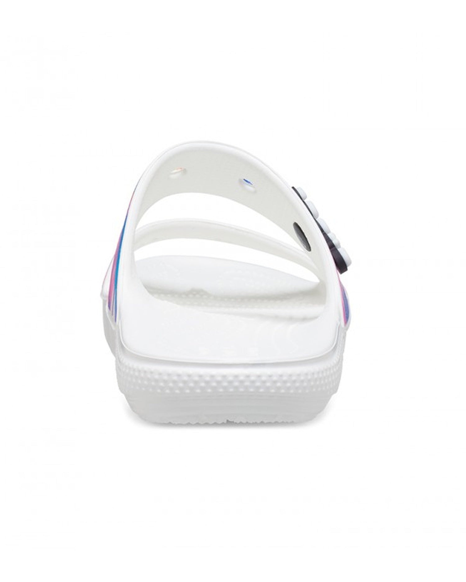 Unisex Adult-Crocs-Classic Sandal 207771-102 White/Pink-UK-14