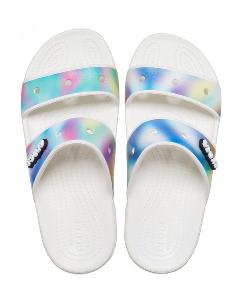 Classic-Sandal-Unisex Adult-White/Multi-207771-94S