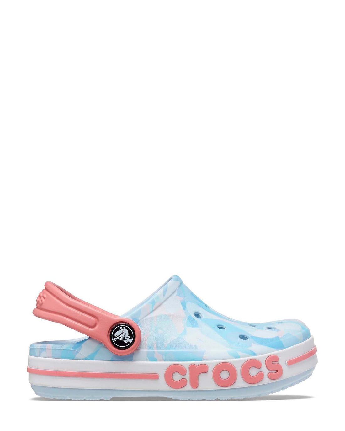 Crocs Bayaband Clog — Toddlers, Mineral Blue (207808)
