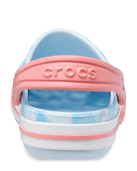 Crocs Bayaband Clog — Toddlers, Mineral Blue (207808)
