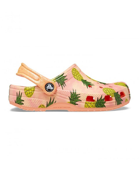 Crocs Classic Clog — Boys, Papaya (207826)