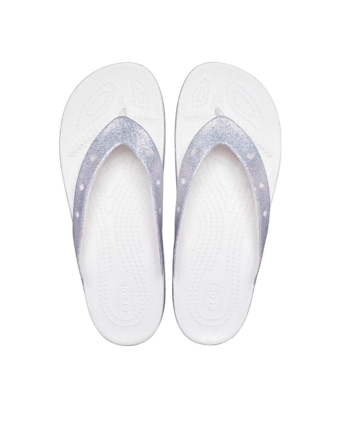 Women-Crocs-Classic Flip 207830-100 White-UK-9