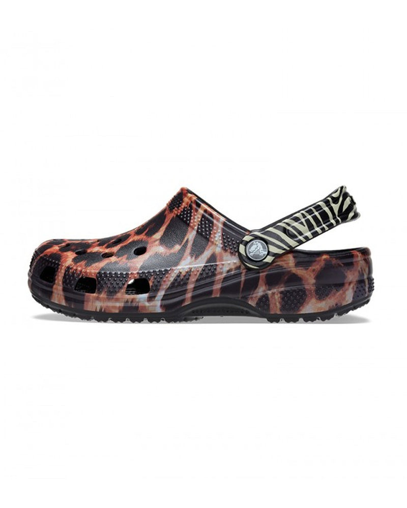 Classic-Clog-Unisex Adult-Black/Multi Animal-207840-0ZR