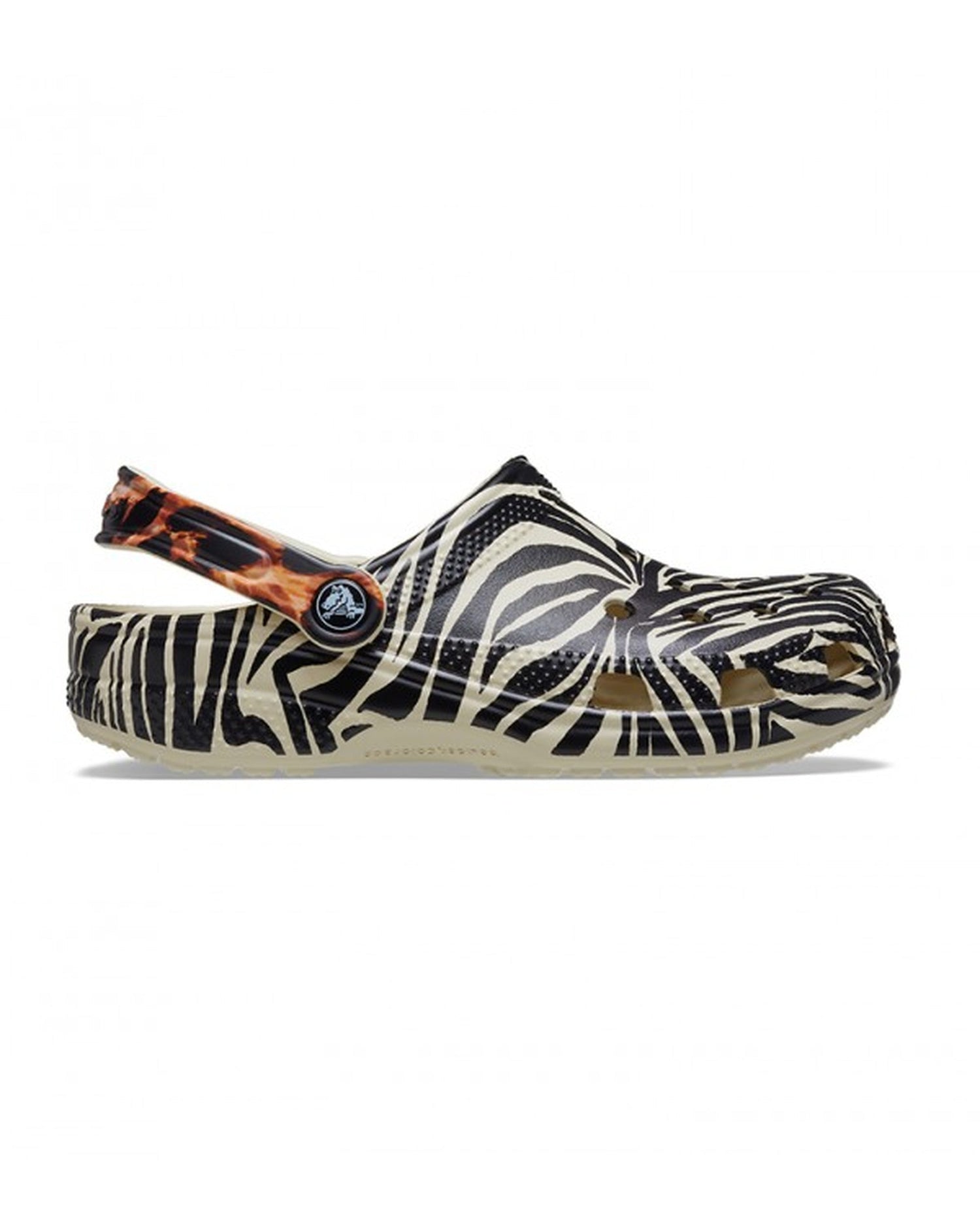 Unisex Adult-Crocs-Classic Clog 207840-2Y9 Bone/Multi Animal-UK-10