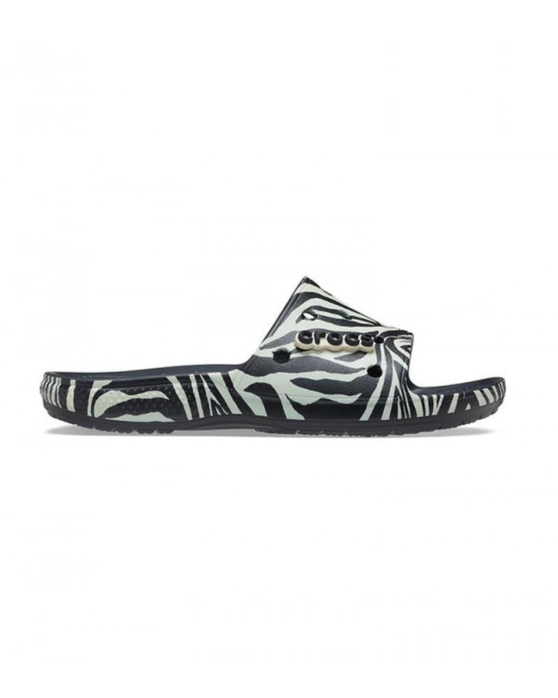 Classic-Slide-Unisex Adult-Black/Zebra Print-207841-0ZG