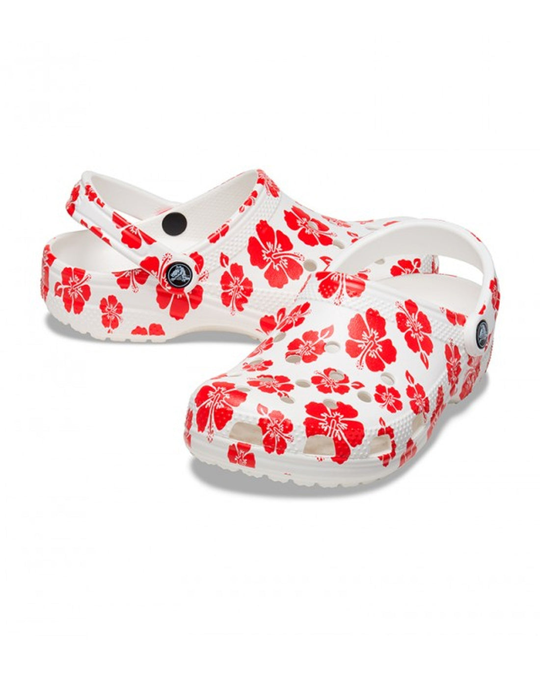 Classic-Clog-Unisex Adult-White/Flame-207849-1AZ