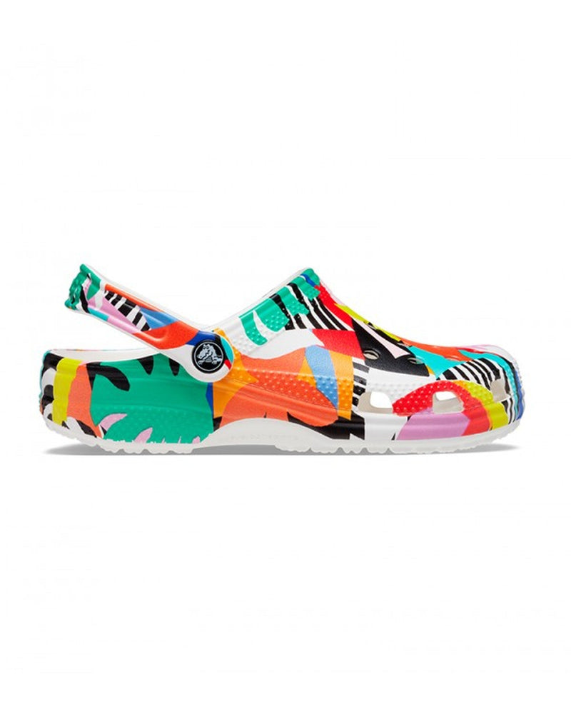 Classic-Clog-Unisex Adult-White/Multi-207849-94S