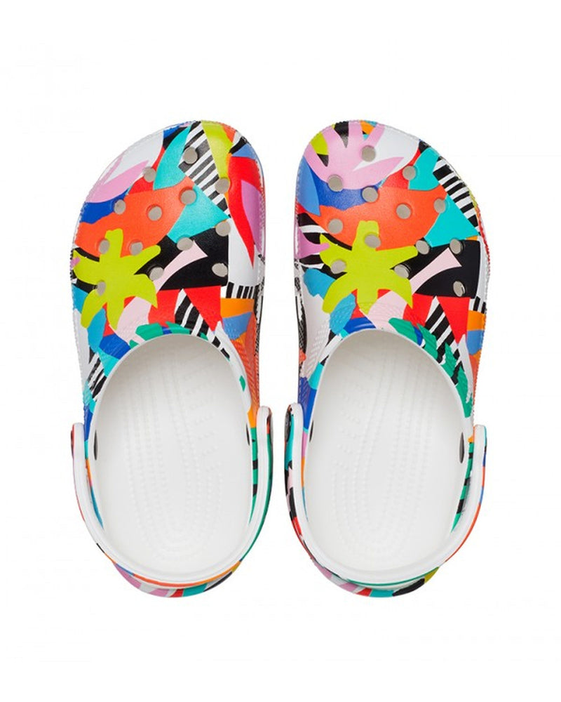Classic-Clog-Unisex Adult-White/Multi-207849-94S