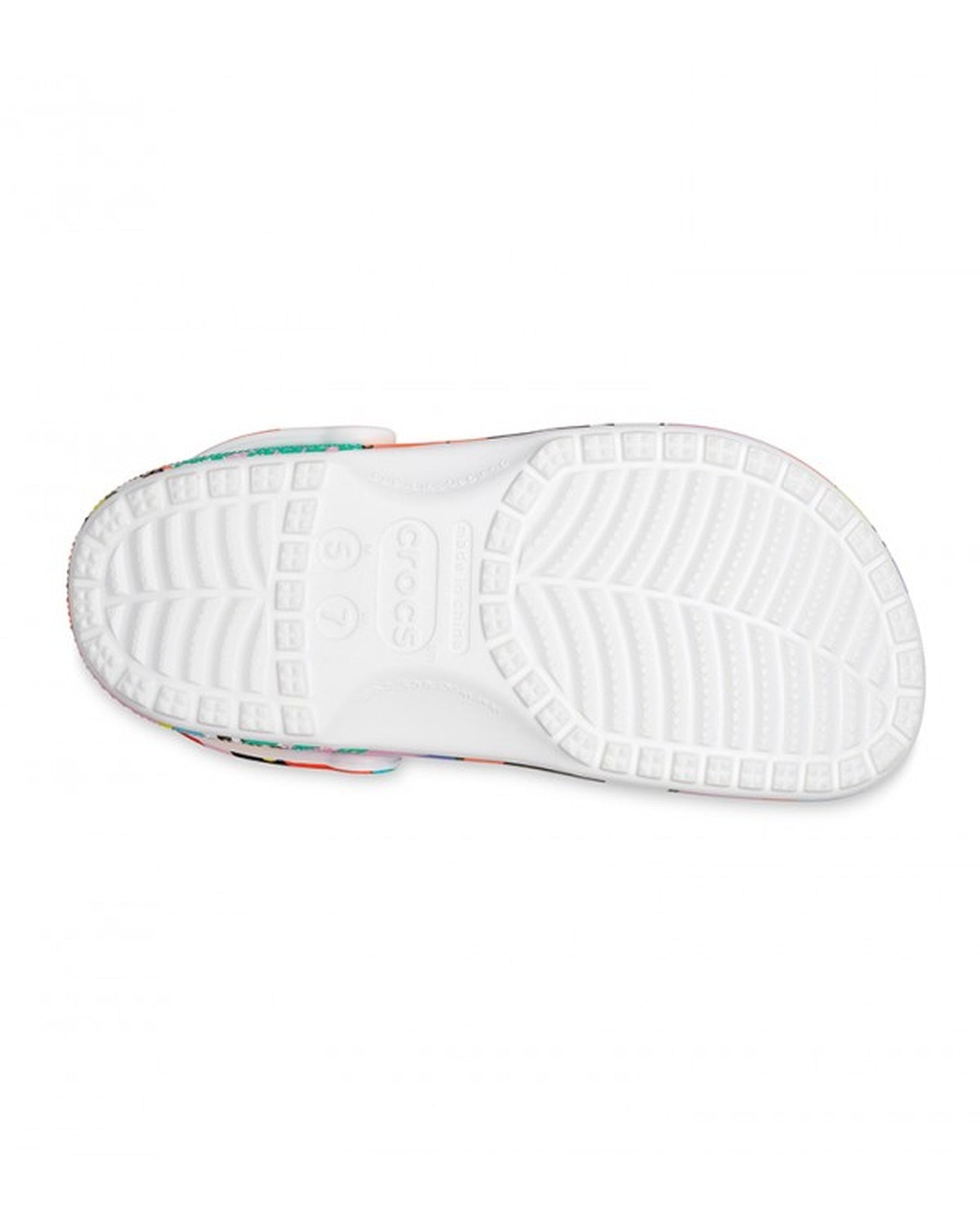 Classic-Clog-Unisex Adult-White/Multi-207849-94S