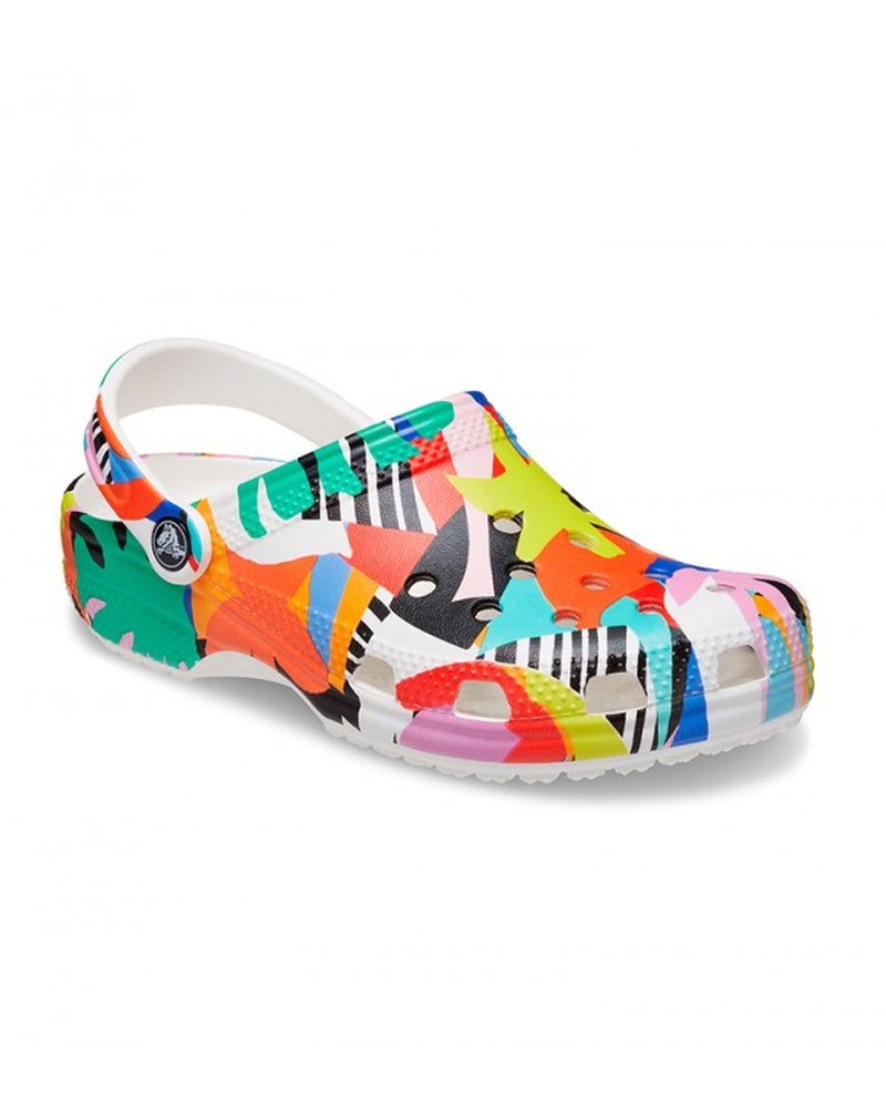 Classic-Clog-Unisex Adult-White/Multi-207849-94S