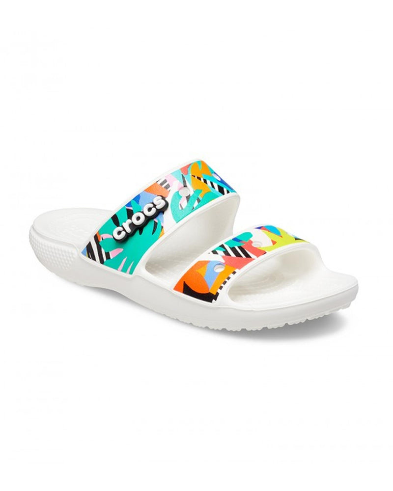 Classic-Sandal-Unisex Adult-White/Multi-207856-94S