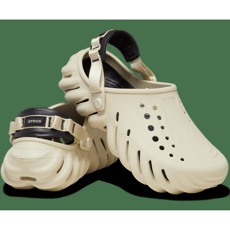 Echo-Clog-Unisex Adult-Bone/Black-207937-2YJ