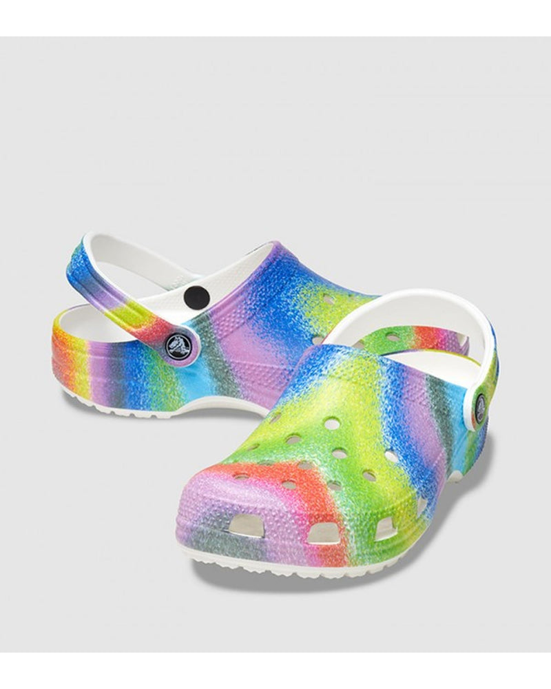 Classic-Clog-Unisex Adult-White/Multi-208054-94S