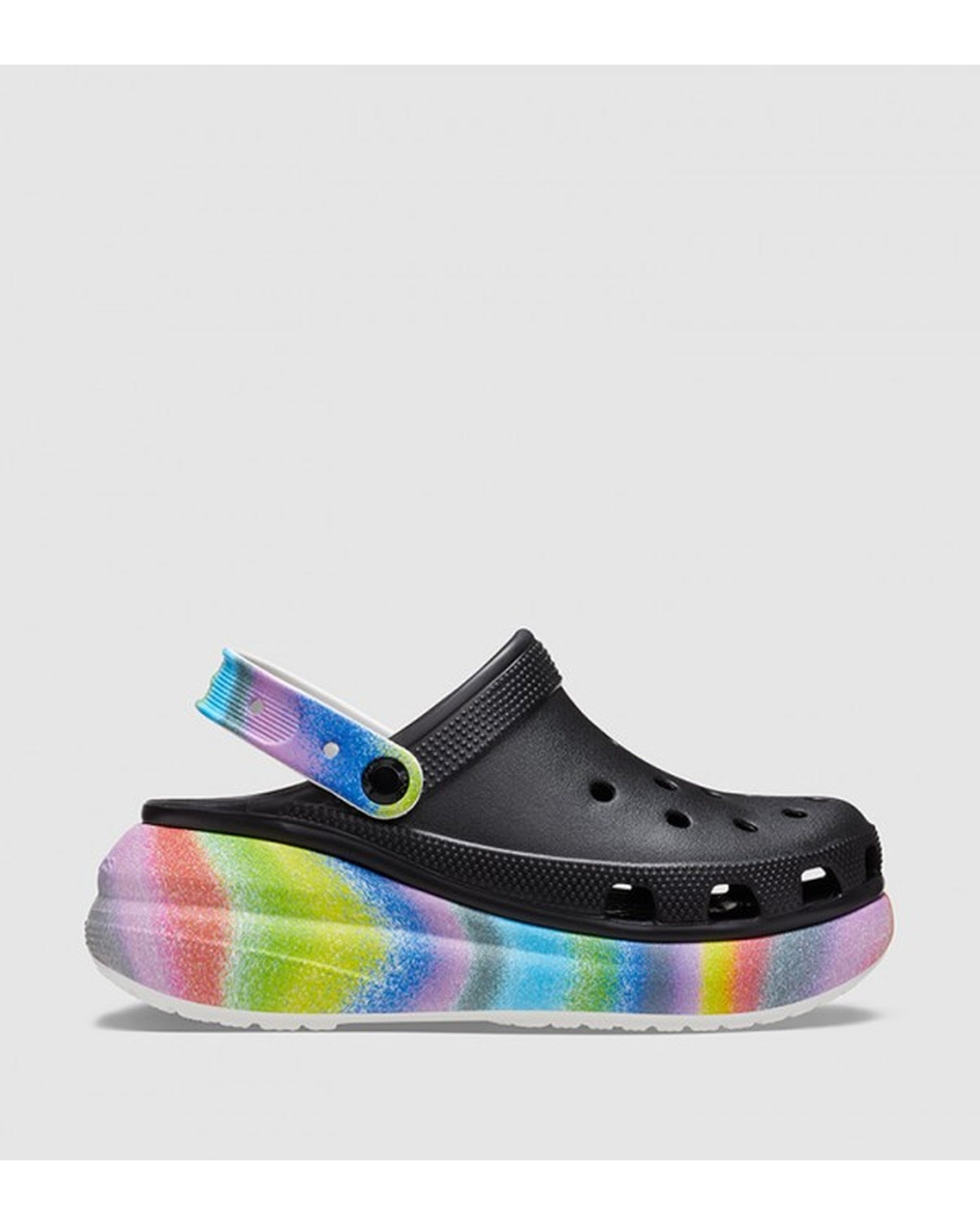 Unisex Adult-Crocs-Classic Clog 208057-0C4 Black/Multi-UK-10