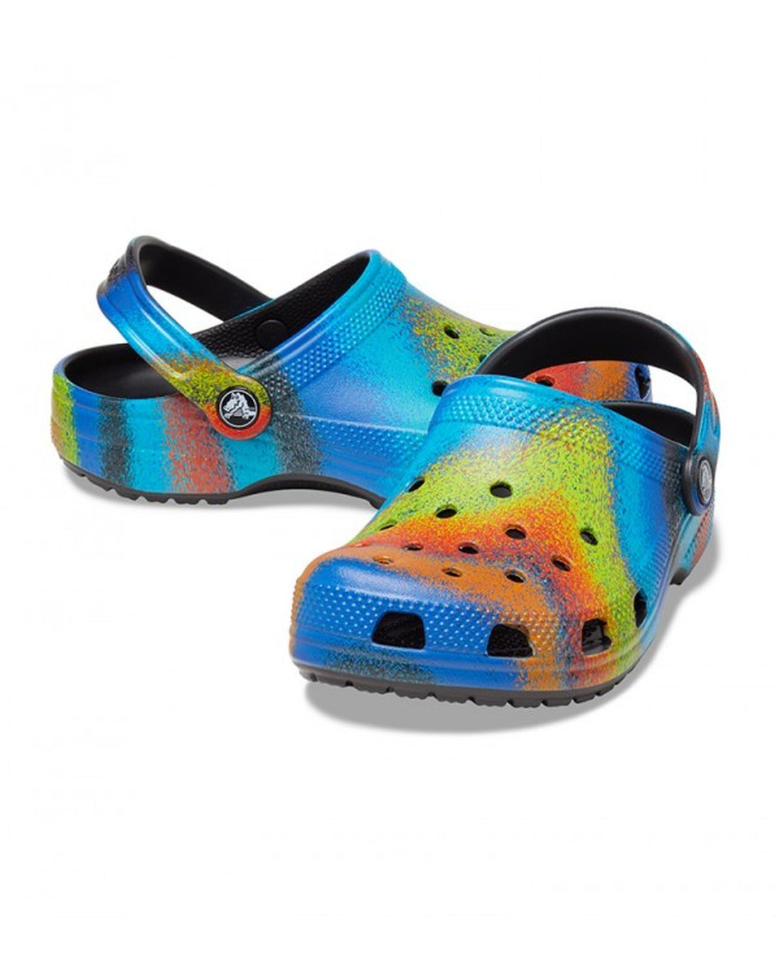 Classic-Clog-Kids-Black/Multi-208080-0C4